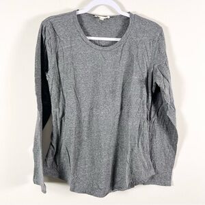 Synergy Womens Long Sleeve Tee Size M Organic Cotton Sustainable Minimalist